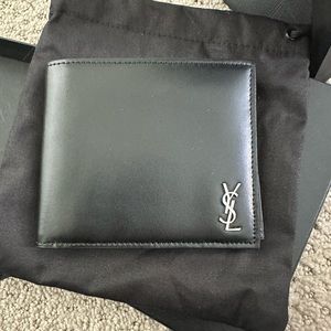 Brand new black men’s YSL wallet